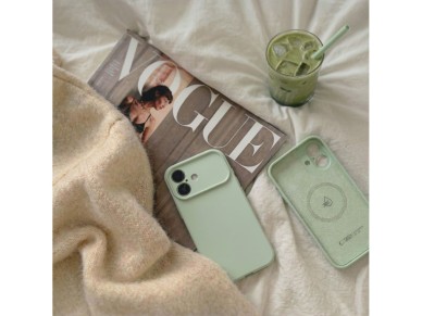 Funda de silicona Tech-Protect MagSafe para iPhone 17 - Verde Funda de silicona Tech-Protect MagSafe para iPhone 17 - Verde