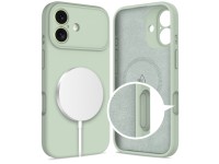 Funda de silicona Tech-Protect MagSafe para iPhone 17 - Verde Funda de silicona Tech-Protect MagSafe para iPhone 17 - Verde