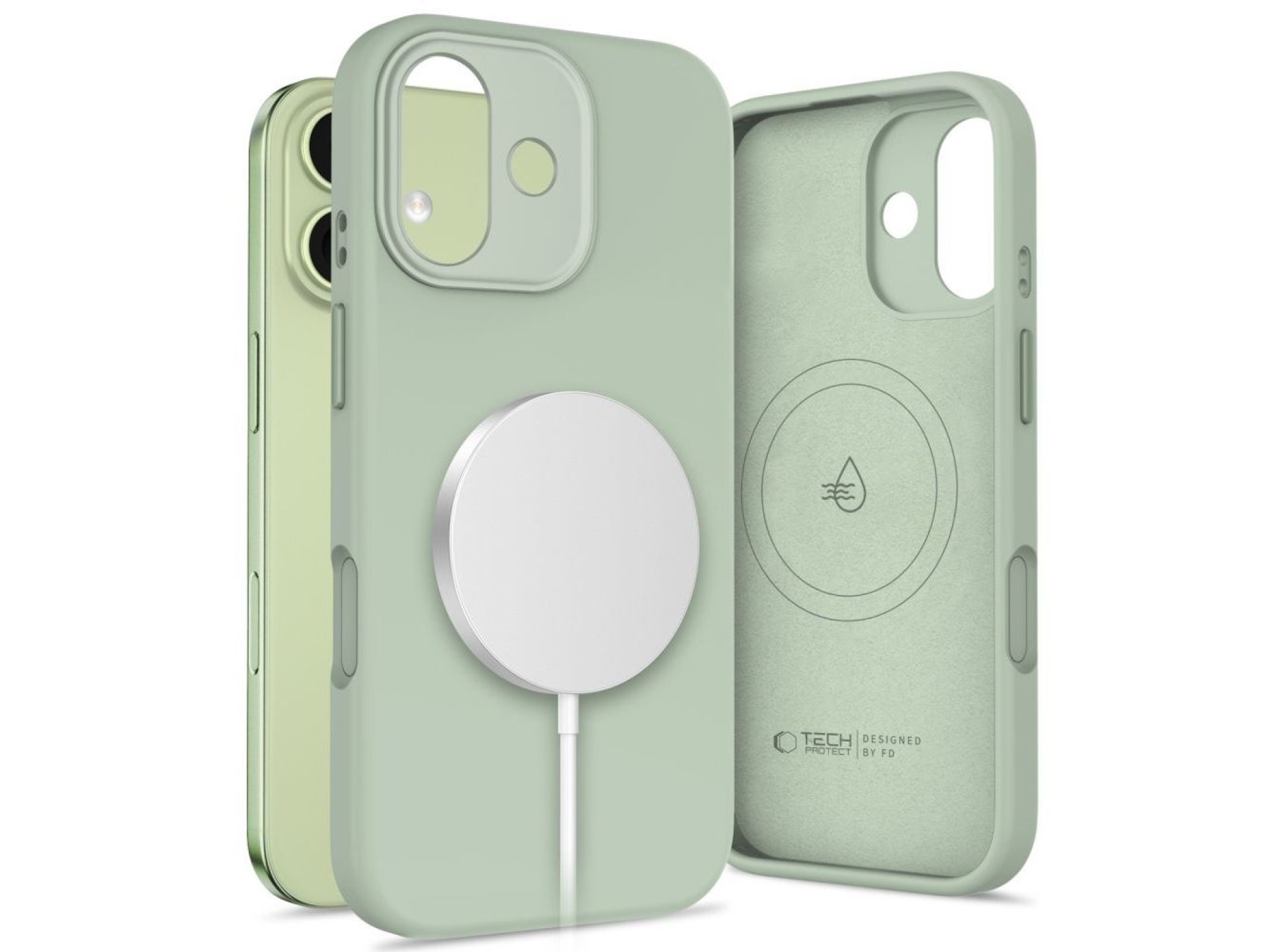 Capa Tech-Protect Uniq MagSafe para iPhone 17 - verde