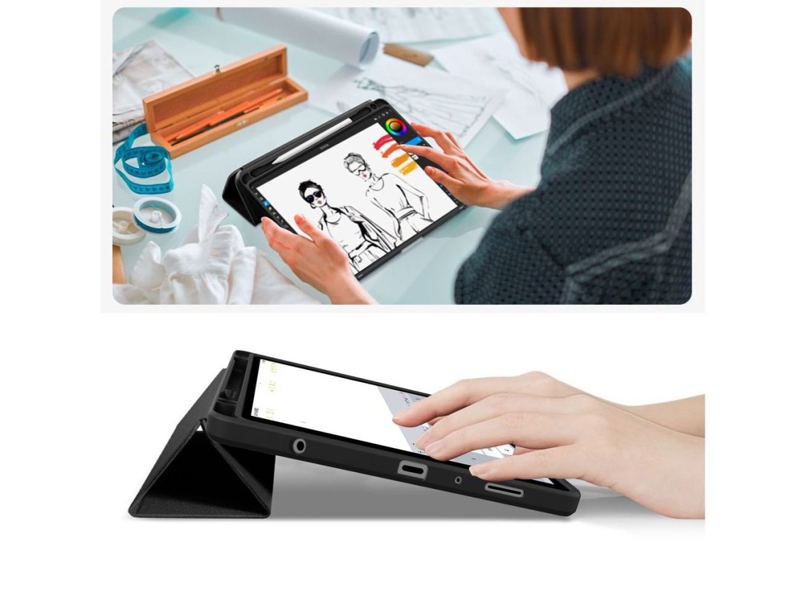 Capa híbrida Tech-Protect SC Pen para Samsung Galaxy Tab A9 / A11 8.7 X110 / X115 / X133 / X135 - Pr