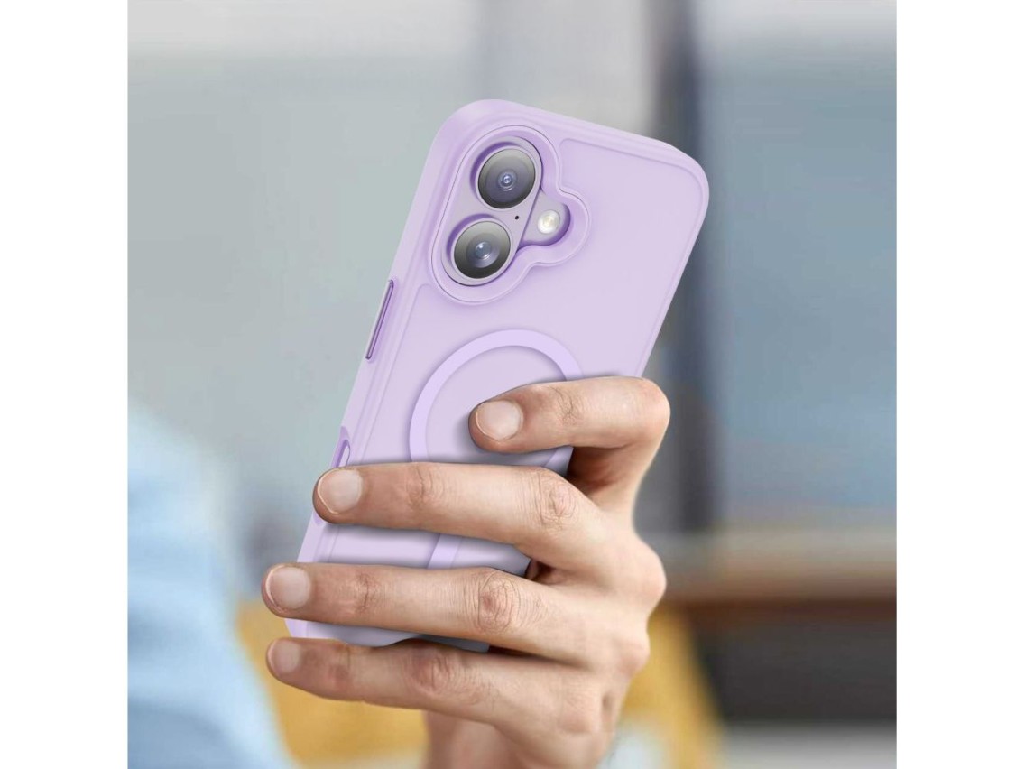 Tech-Protect MagMat MagSafe Case for iPhone 17 - Purple