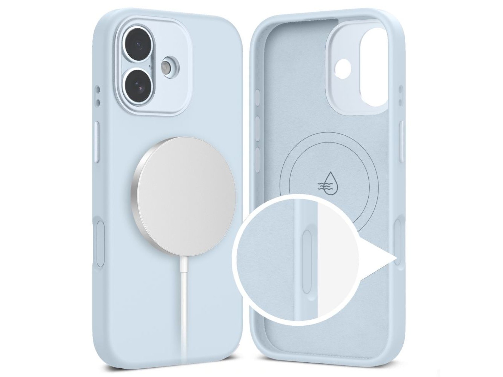 Capa Tech-Protect Uniq MagSafe para iPhone 17 - azul