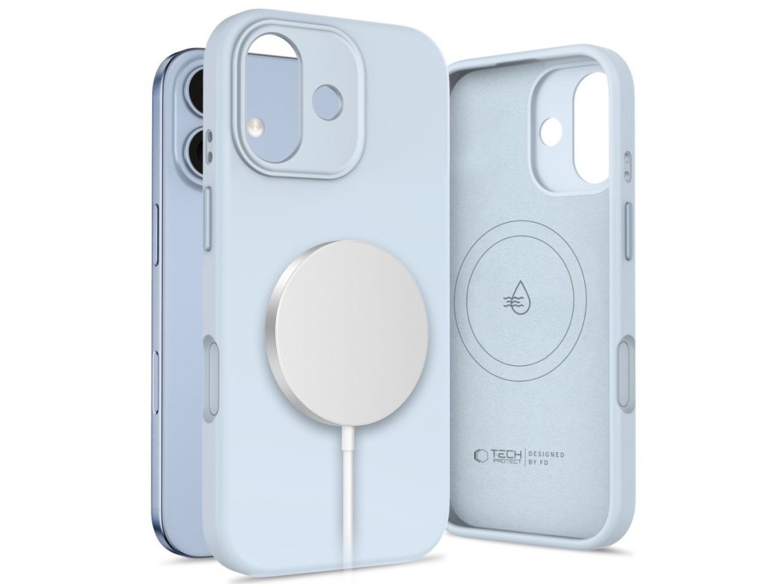 Capa Tech-Protect Uniq MagSafe para iPhone 17 - azul