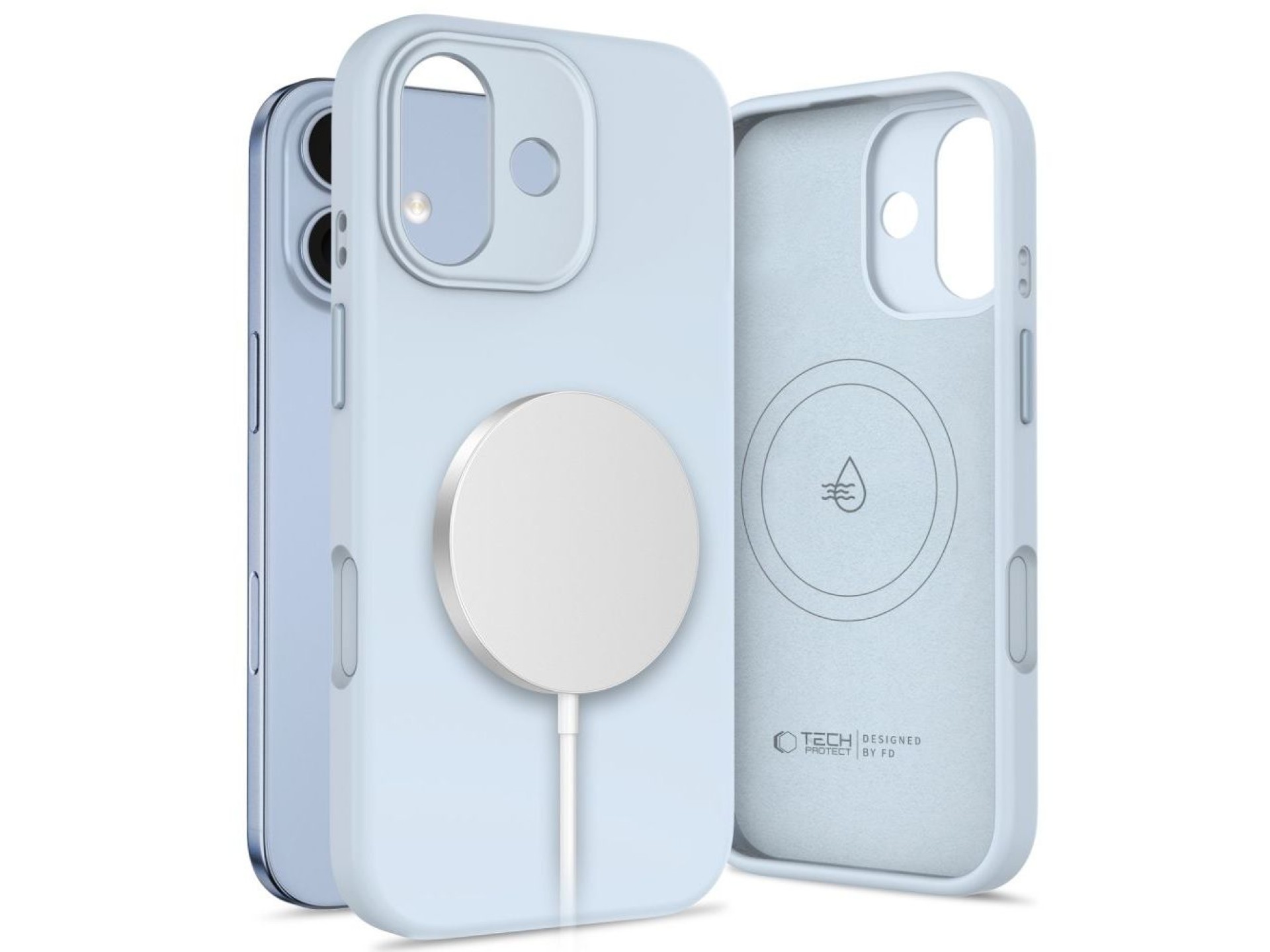 Capa Tech-Protect Uniq MagSafe para iPhone 17 - azul