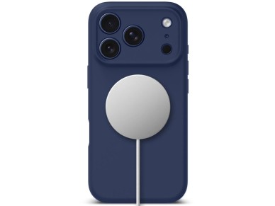 Tech-Protect Silicone MagSafe Case for iPhone 17 Pro Max - Navy Blue Tech-Protect Silicone MagSafe Case for iPhone 17 Pro Max - Navy Blue