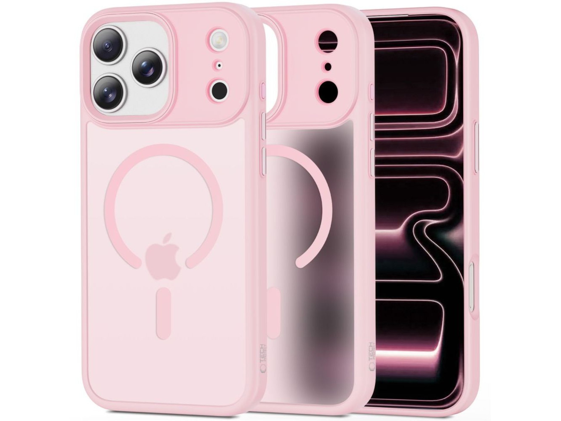 Capa Tech-Protect MagMat MagSafe para iPhone 17 Pro Max - Rosa