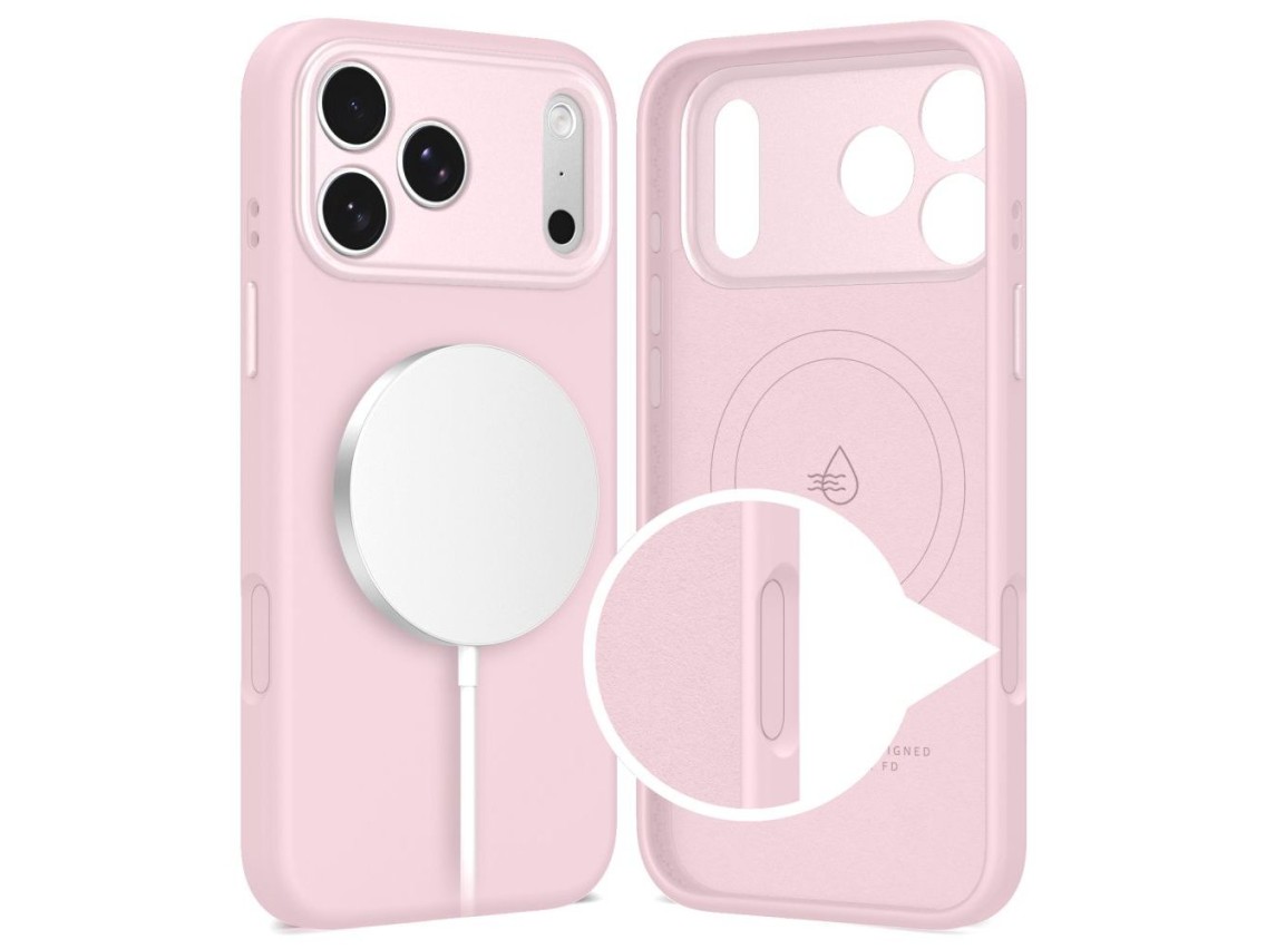 Funda Tech-Protect Uniq MagSafe para iPhone 17 Pro - rosa