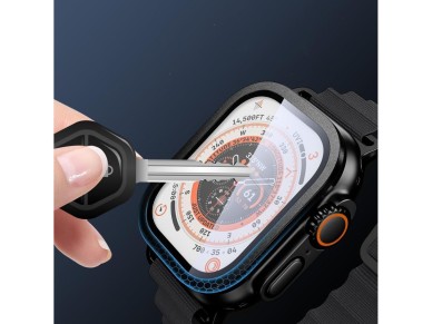 Protector de pantalla de vidrio templado Tech-Protect (paquete de 2) para Apple Watch Ultra de 49 mm