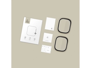 Kit com 2 pel�culas de vidro temperado Tech-Protect para Apple Watch Ultra 49mm - prata e preto