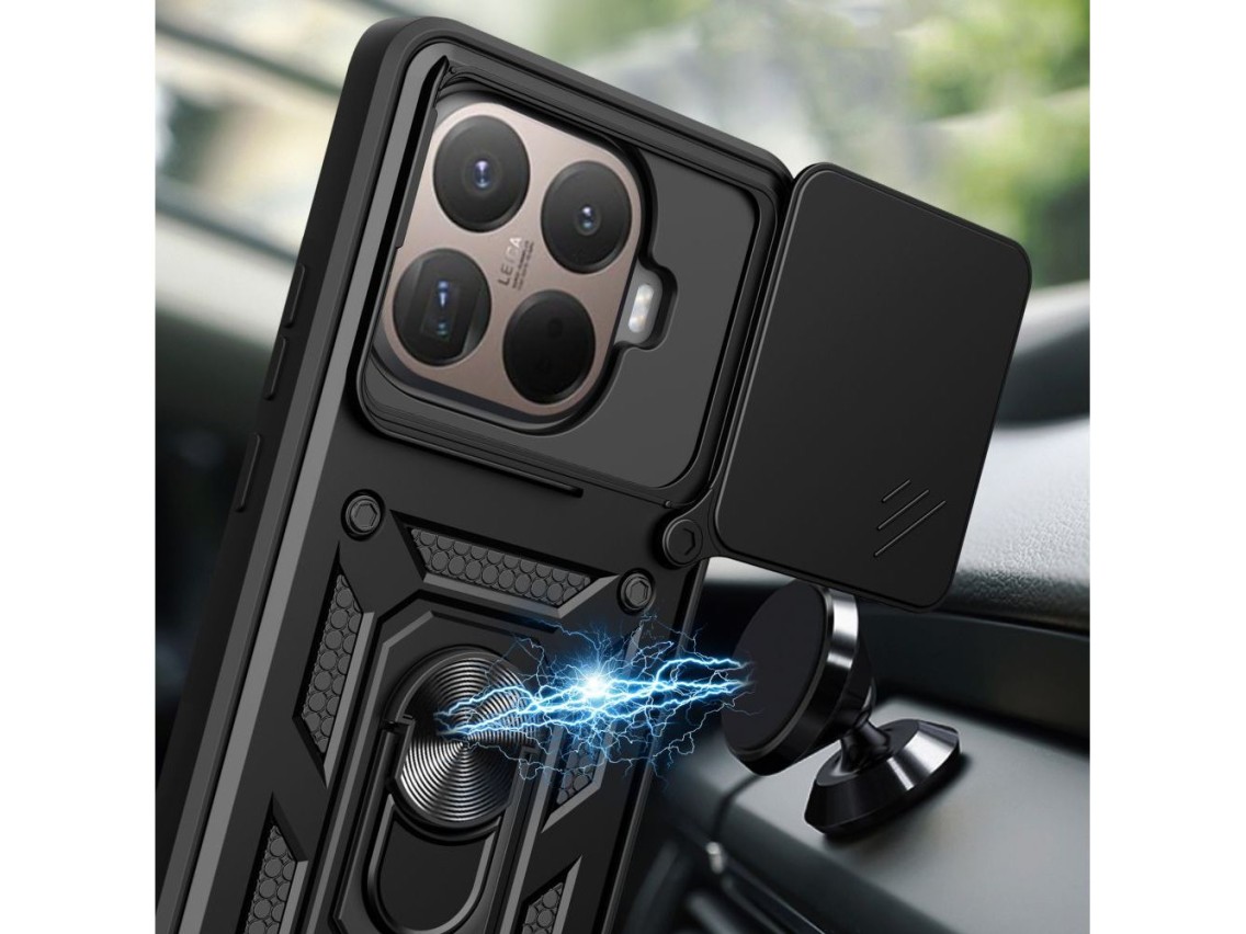 Capa Tech-Protect CamShield Pro para Xiaomi 15T Pro - Preta
