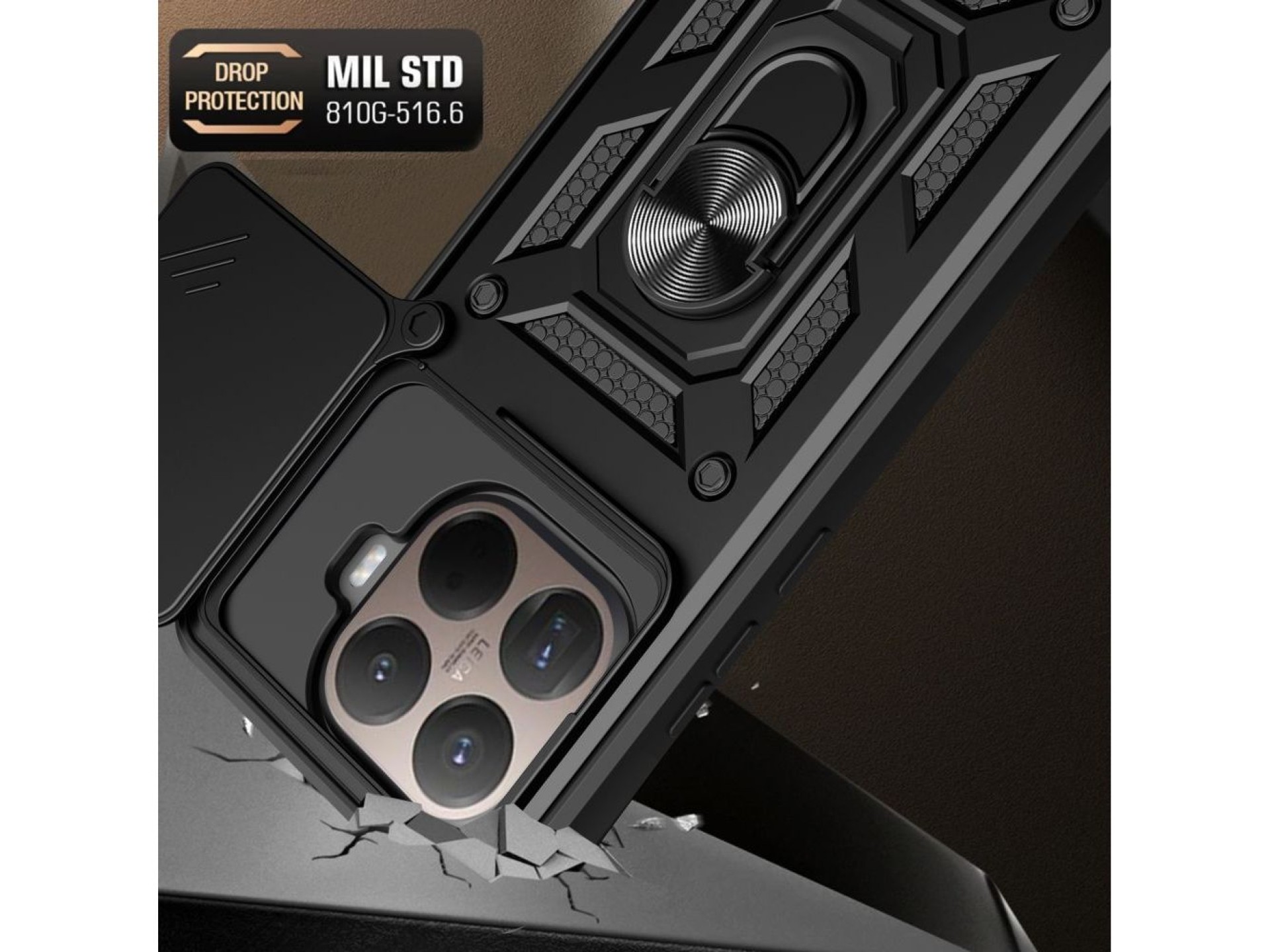 Capa Tech-Protect CamShield Pro para Xiaomi 15T Pro - Preta