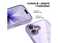Tech-Protect MagMat MagSafe Case for iPhone 17 - Transparent Purple Tech-Protect MagMat MagSafe Case for iPhone 17 - Transparent Purple