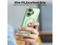 Tech-Protect MagMat MagSafe Case for iPhone 17 - Transparent Green Tech-Protect MagMat MagSafe Case for iPhone 17 - Transparent Green