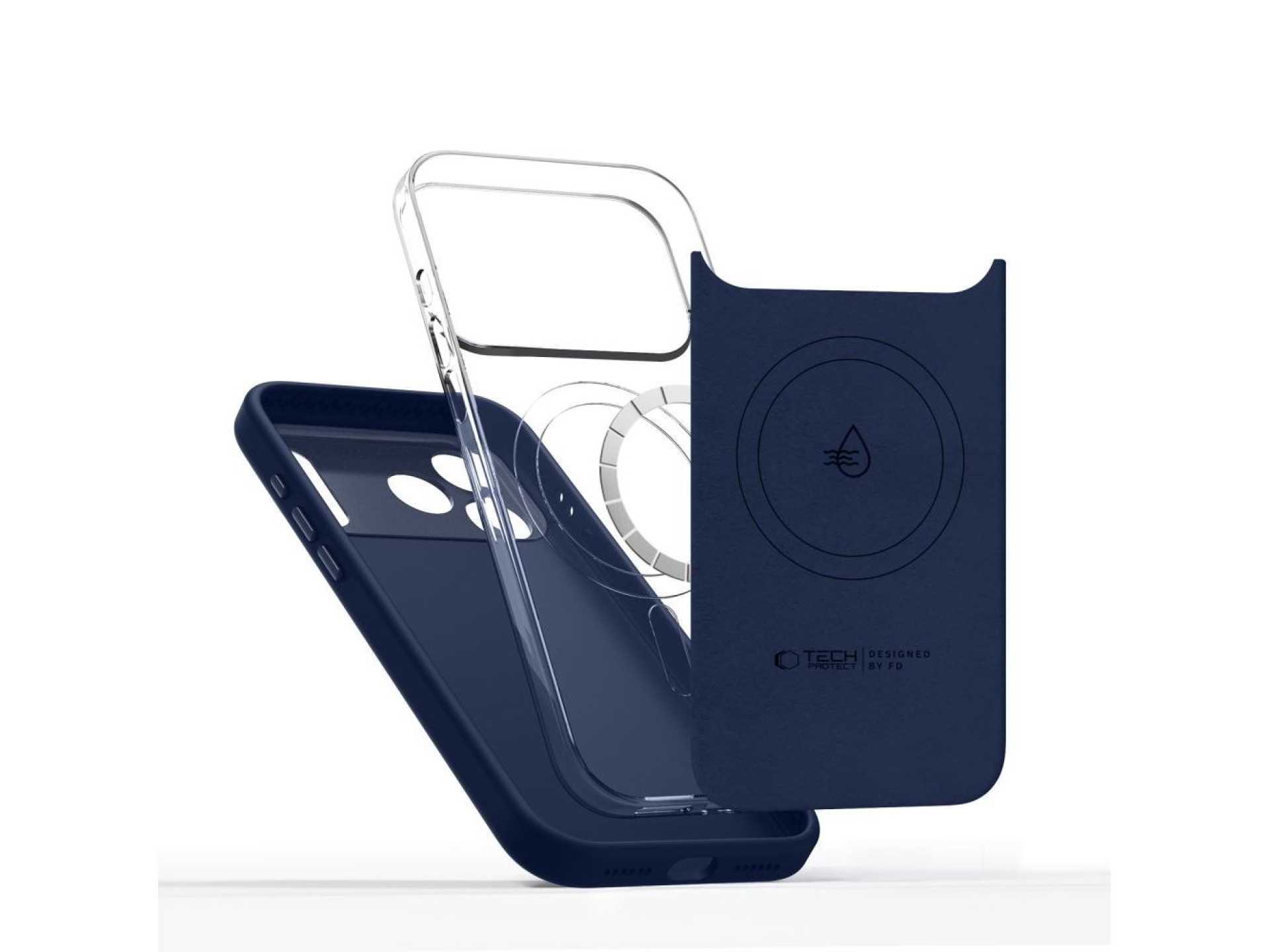 Tech-Protect Uniq MagSafe case for iPhone 17 Pro - navy blue