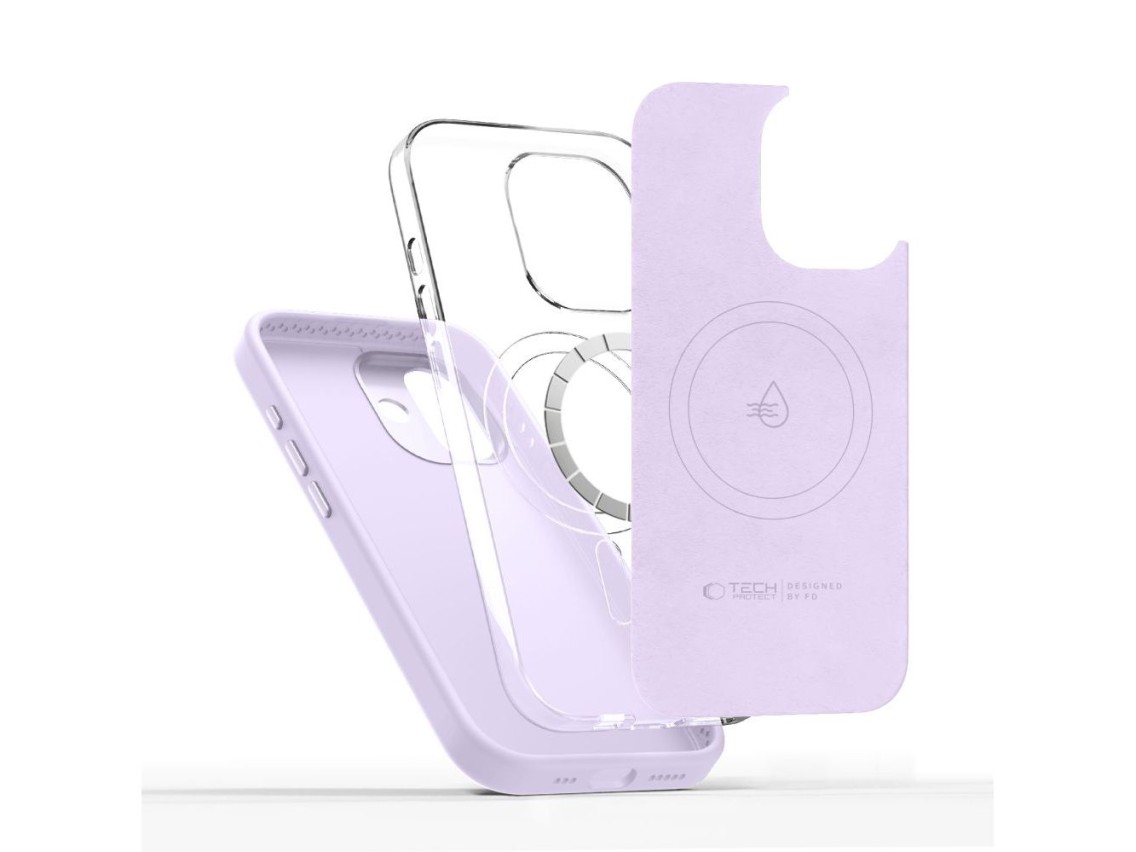 Tech-Protect Uniq MagSafe case for iPhone 17 - purple