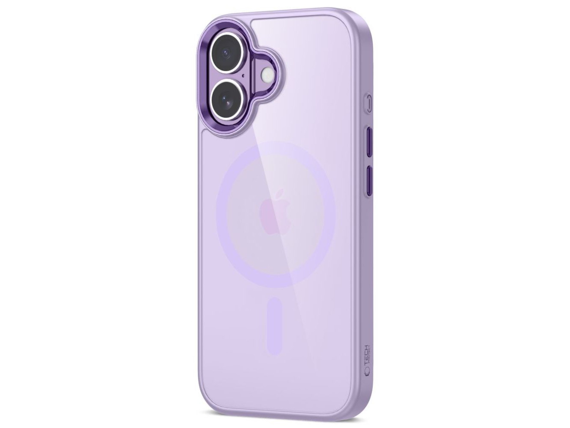 Tech-Protect MagMat MagSafe Case for iPhone 17 - Transparent Purple