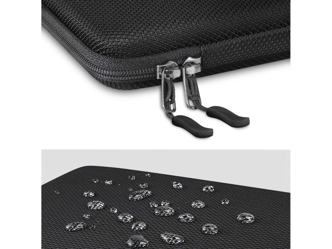 Capa rígida Tech-Protect para laptop de 13 a 14 polegadas - Preta