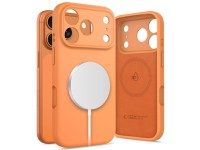 Funda de silicona Tech-Protect MagSafe para iPhone 17 Pro Max - Naranja Funda de silicona Tech-Protect MagSafe para iPhone 17 Pro Max - Naranja
