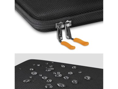 Tech-Protect Hardpouch for 15-16 Laptops - Black and Orange