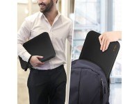 Tech-Protect Hardpouch for 15-16 Laptops - Black and Orange Tech-Protect Hardpouch for 15-16 Laptops - Black and Orange