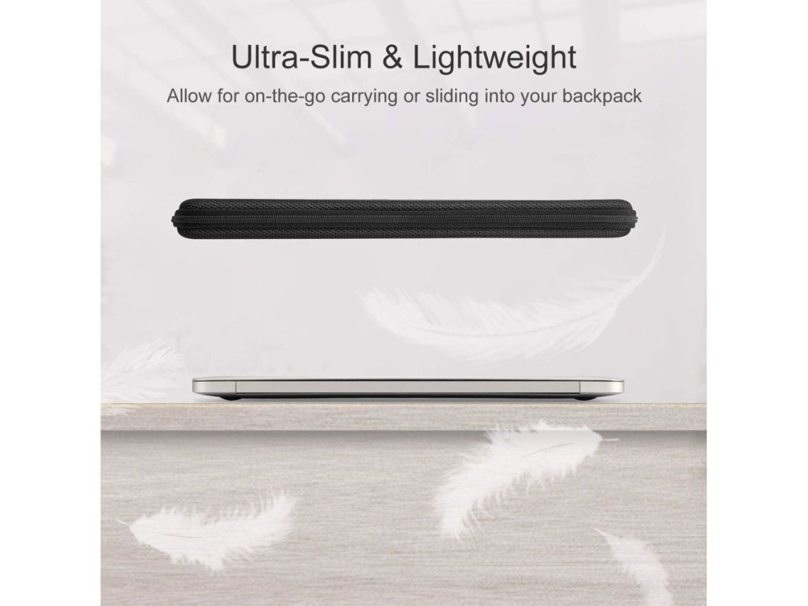 Tech-Protect Hardpouch for 15-16 Laptops - Black and Orange