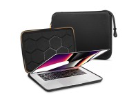 Tech-Protect Hardpouch for 15-16 Laptops - Black and Orange Tech-Protect Hardpouch for 15-16 Laptops - Black and Orange