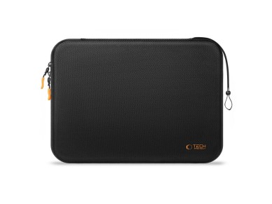 Capa r�gida para laptop Tech-Protect 13-14 - Preta e Laranja