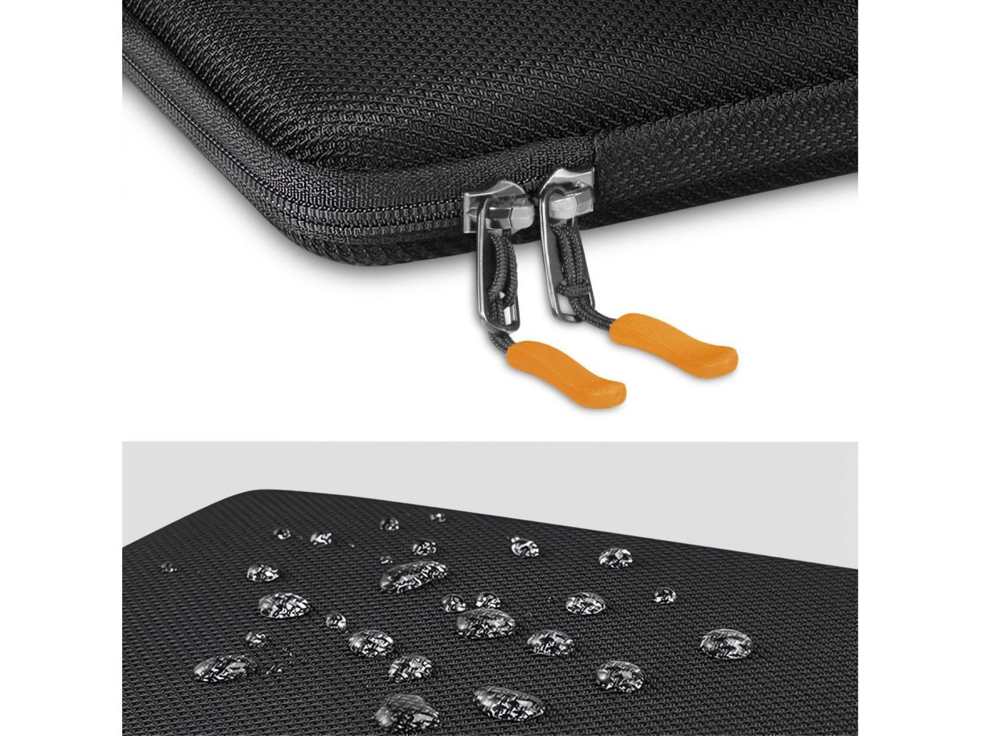 Capa rígida para laptop Tech-Protect 13-14 - Preta e Laranja