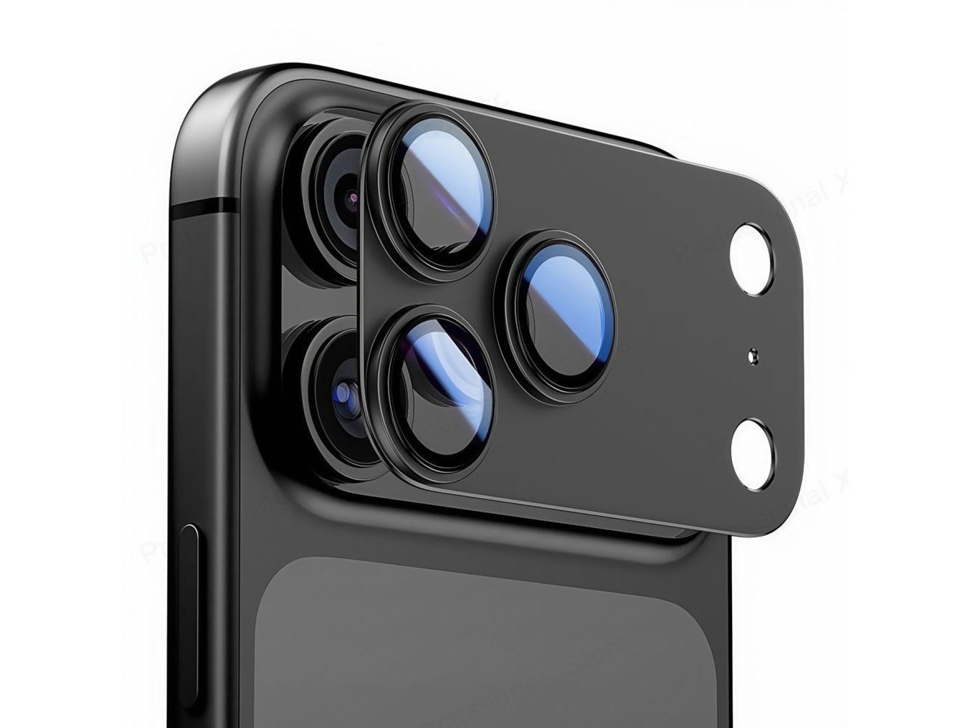 Tech-Protect Camfull Fit+ Camera Lens Glass for iPhone 17 Pro Max - Silver