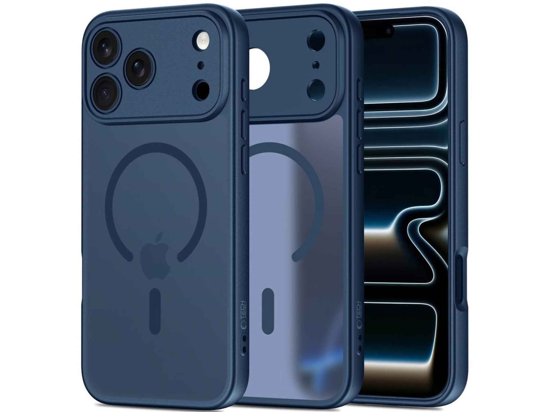 Tech-Protect BasicMag MagSafe Case for iPhone 17 Pro Max - Navy Blue