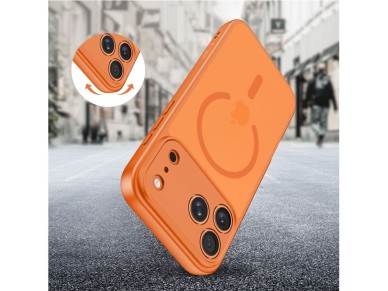 Capa Tech-Protect BasicMag MagSafe para iPhone 17 Pro - Laranja Capa Tech-Protect BasicMag MagSafe para iPhone 17 Pro - Laranja