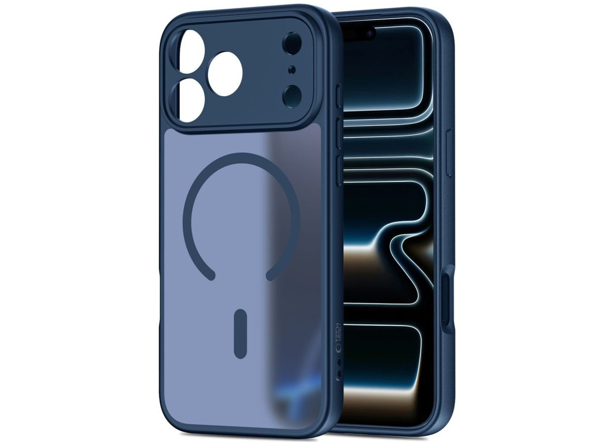 Tech-Protect BasicMag MagSafe Case for iPhone 17 Pro Max - Navy Blue