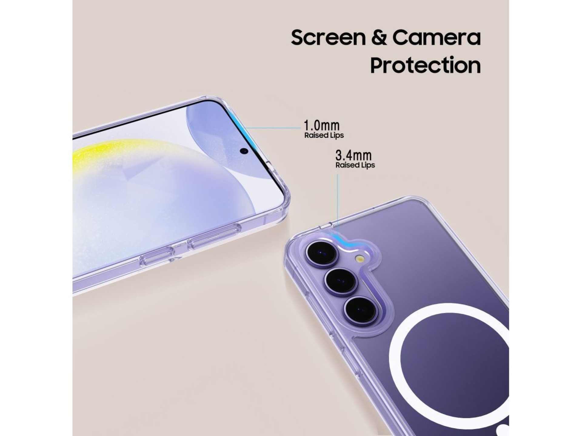 Capa Tech-Protect Flexair Hybrid MagSafe para Xiaomi 15T Pro - Transparente