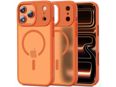Funda Tech-Protect MagMat MagSafe para iPhone 17 Pro - Naranja Funda Tech-Protect MagMat MagSafe para iPhone 17 Pro - Naranja