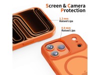 Funda Tech-Protect MagMat MagSafe para iPhone 17 Pro - Naranja Funda Tech-Protect MagMat MagSafe para iPhone 17 Pro - Naranja