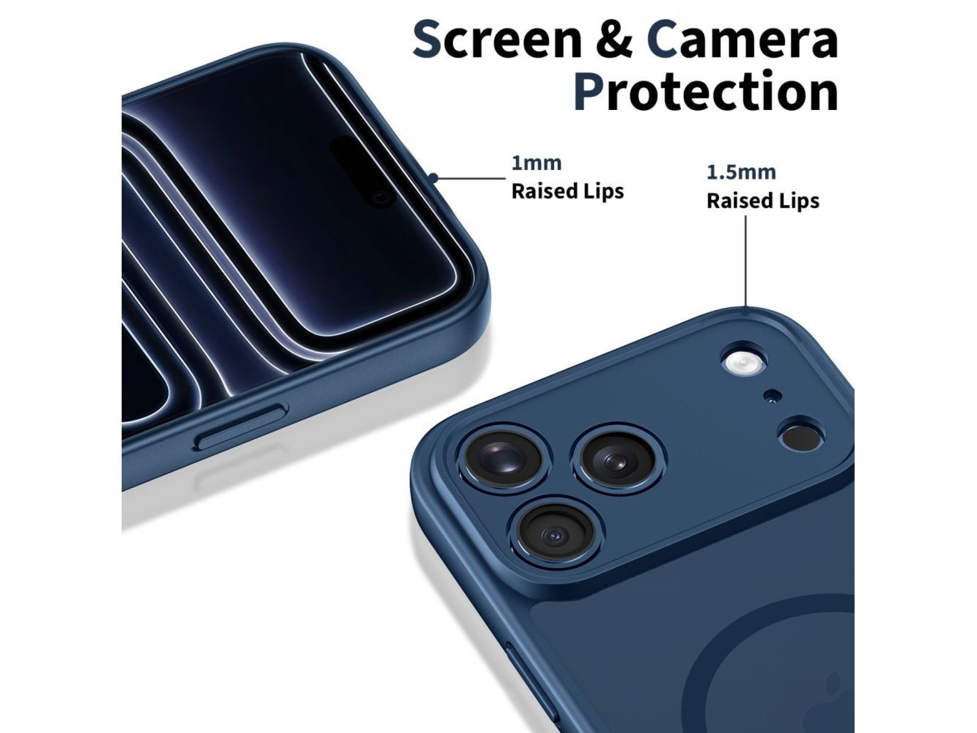Tech-Protect BasicMag MagSafe Case for iPhone 17 Pro - Navy Blue