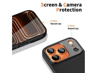 Tech-Protect Kevlar Aramid MagSafe case for iPhone 17 Pro - black Tech-Protect Kevlar Aramid MagSafe case for iPhone 17 Pro - black
