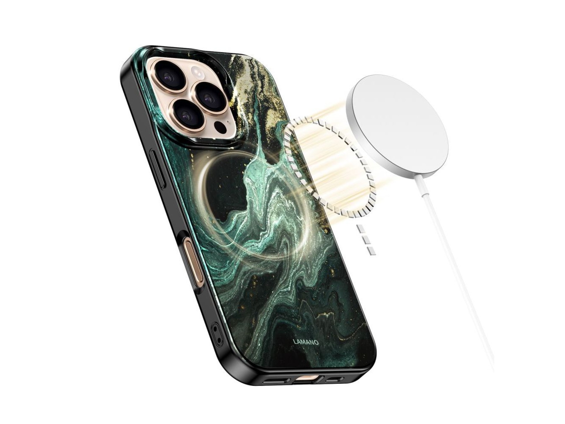 Funda Tech-Protect Lamano MagSafe para iPhone 16 Pro - multicolor