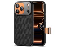 Tech-Protect Kevlar Aramid MagSafe case for iPhone 17 Pro - black Tech-Protect Kevlar Aramid MagSafe case for iPhone 17 Pro - black