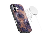 Funda Tech-Protect Lamano MagSafe para iPhone 17 - marr�n-morado