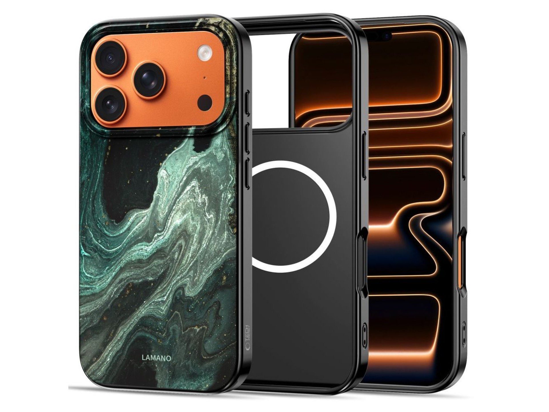 Capa Tech-Protect Lamano MagSafe para iPhone 17 Pro Max - multicolorida