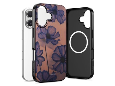 Tech-Protect Lamano MagSafe case for iPhone 17 - brown-purple Tech-Protect Lamano MagSafe case for iPhone 17 - brown-purple