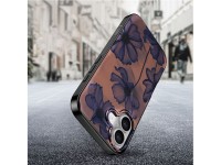 Funda Tech-Protect Lamano MagSafe para iPhone 17 - marr�n-morado
