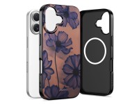 Funda Tech-Protect Lamano MagSafe para iPhone 17 - marr�n-morado