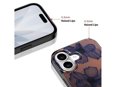 Tech-Protect Lamano MagSafe case for iPhone 17 - brown-purple Tech-Protect Lamano MagSafe case for iPhone 17 - brown-purple