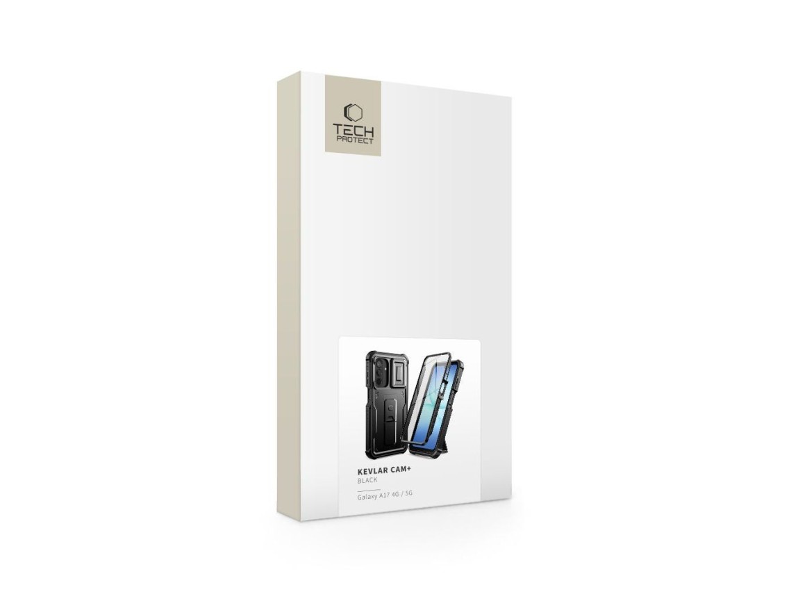Capa Tech-Protect Kevlar Cam+ para Samsung Galaxy A17 4G/5G - Preta