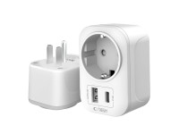 Tech-Protect TA100 US Adapter - White Tech-Protect TA100 US Adapter - White