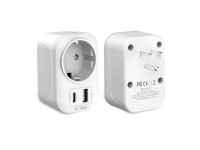 Tech-Protect TA100 US Adapter - White Tech-Protect TA100 US Adapter - White