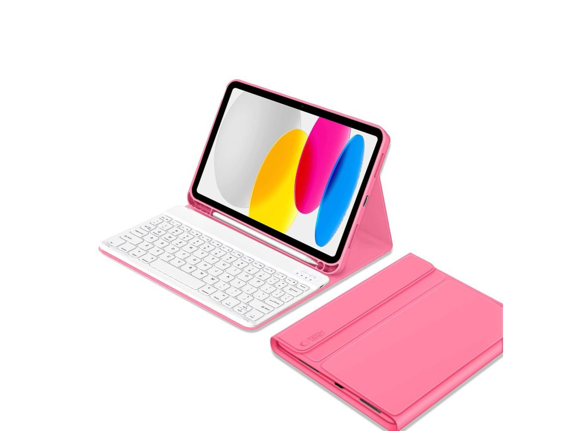 Capa Tech-Protect SC Pen para iPad 10.9” (2022) / 11” (2025) - Rosa