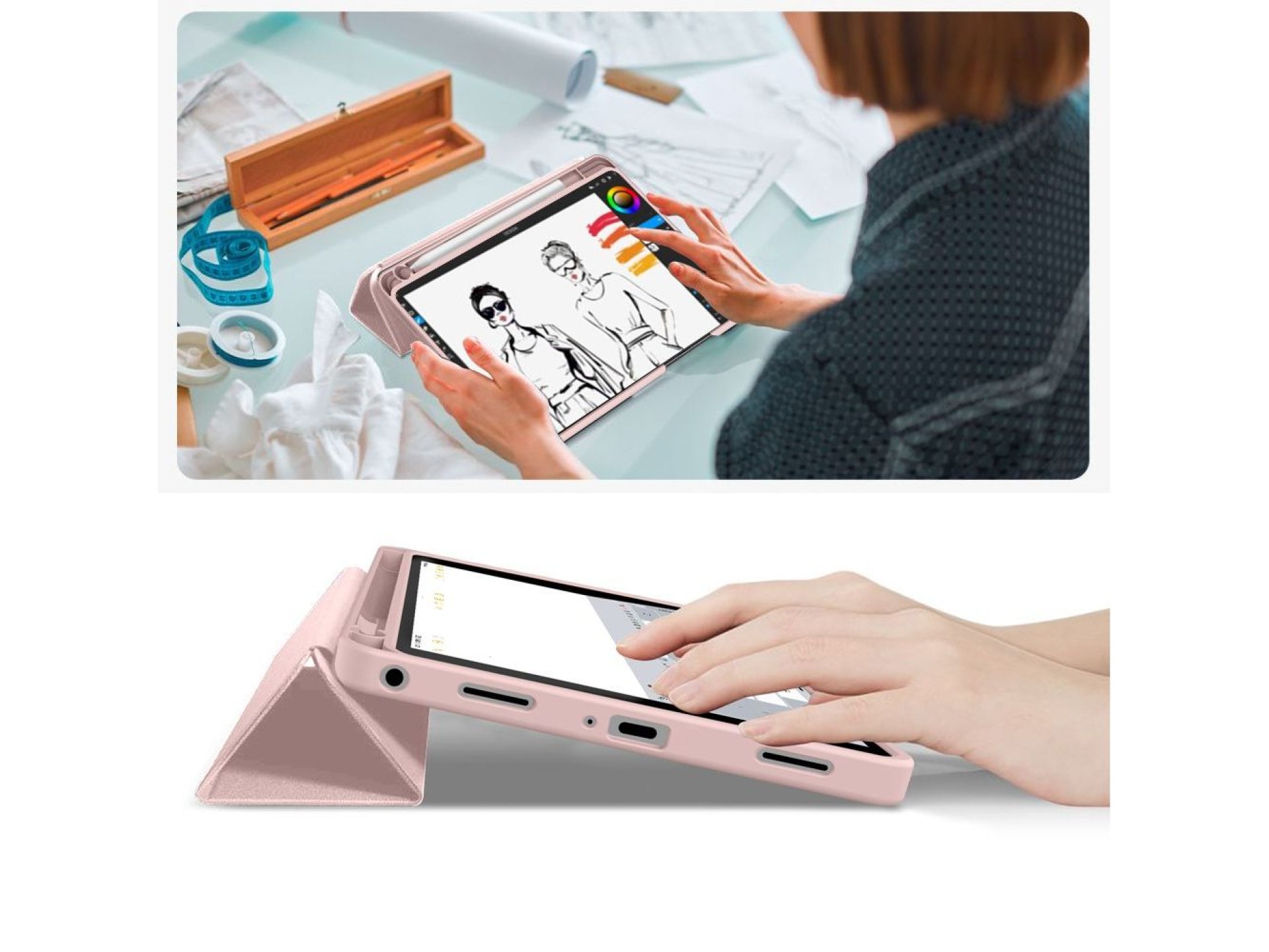 TechProtect SmartCase Pen para Samsung Galaxy Tab A9+ / A11+ Plus 11.0 X210 / X215 / X216 / X230 / X